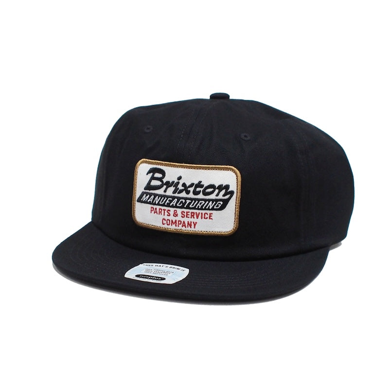 BRIXTON　キャップ　"TOWNSHIP NP HP SNAPBACK CAP"　(Black)