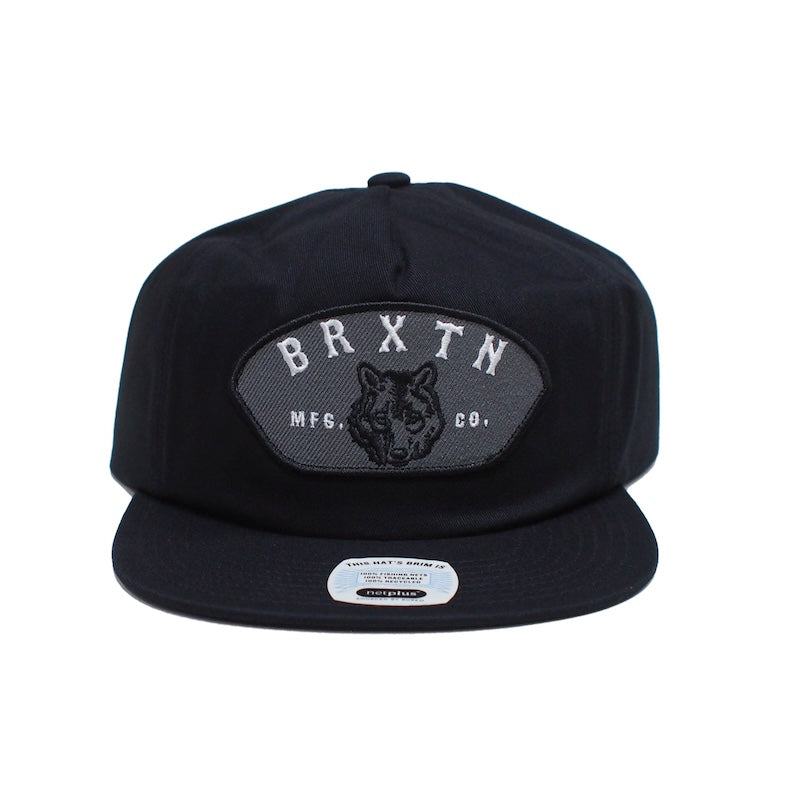 BRIXTON　キャップ　"STATION NP HP SNAPBACK CAP"　(Black)