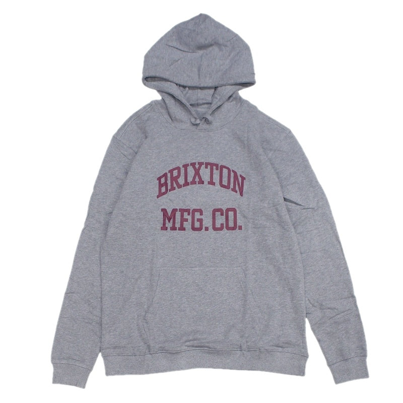 BRIXTON　パーカー　"VARSITY BROKEN IN HOOD"　(Heather Gray)