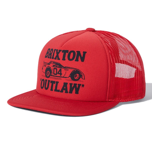 BRIXTON　メッシュキャップ　"OUTLAW NP MP TRUCKER HAT"　(Red / Red)