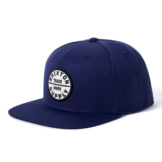 BRIXTON　キャップ　"OATH III SNAPBACK CAP"　(Washed Navy / White / Black)