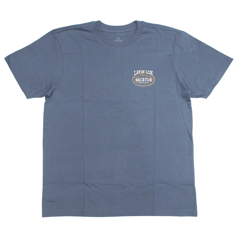 BRIXTON　Tシャツ　"LAYIN’ LOW S/S STANDARD TEE"　(Basalt)