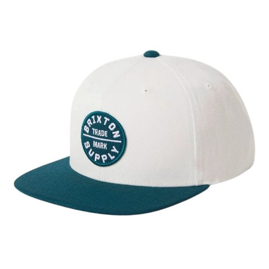 BRIXTON　キャップ　"OATH III SNAPBACK CAP"　(Off White / Night Sage)