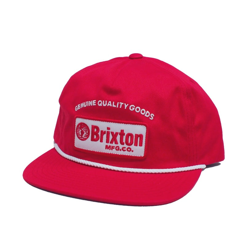 BRIXTON　キャップ　"TRADESMAN MP SNAPBACK CAP"　(Adrenaline Rush)