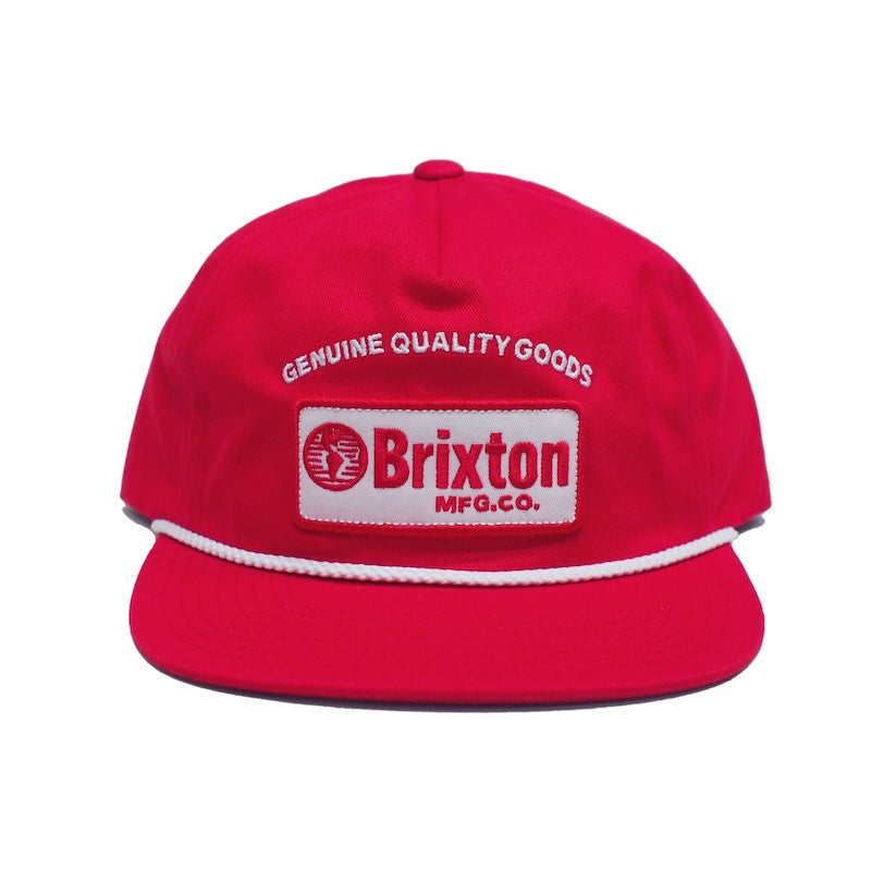 BRIXTON　キャップ　"TRADESMAN MP SNAPBACK CAP"　(Adrenaline Rush)