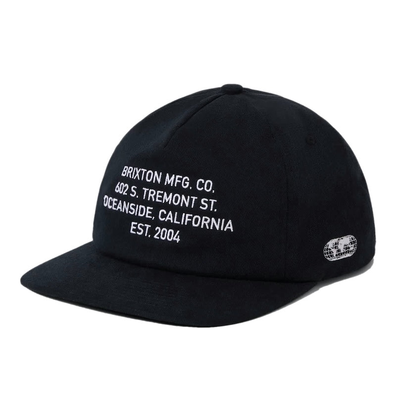 BRIXTON　キャップ　"UNION II NETPLUS MP SNAPBACK CAP"　(Black)