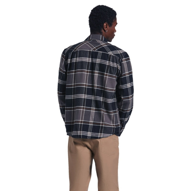 BRIXTON　L/Sシャツ　"BOWERY L/S FLANNEL"　(Black / Charcoal / Pinecone)