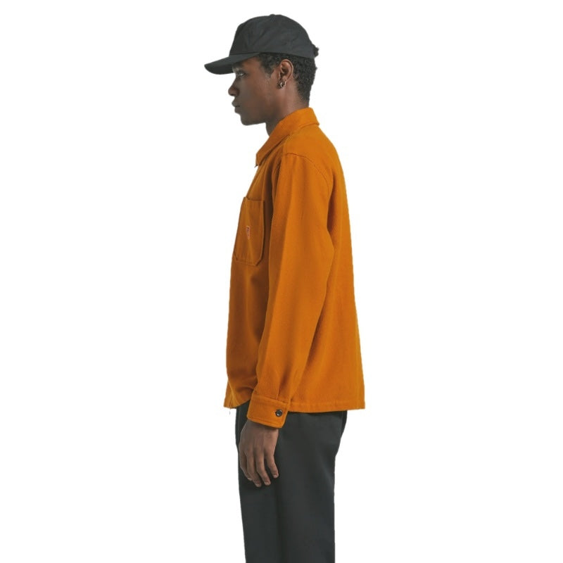 BRIXTON　L/Sシャツジャケット　"UNION FULL ZIP FLANNEL"　(Rustic Caramel)