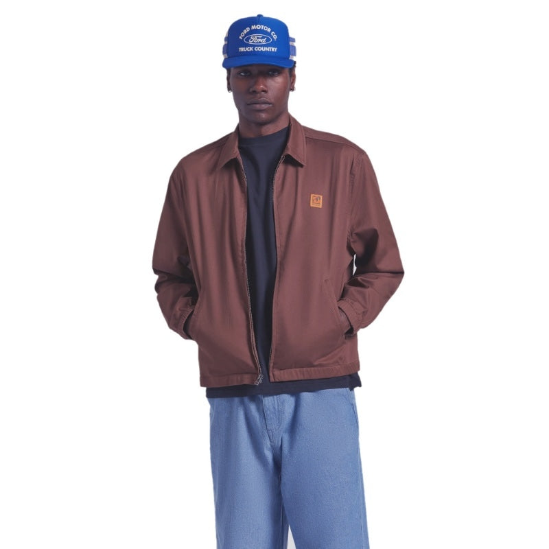 BRIXTON　ジャケット　"UNION RELAXED HARRINGTON JACKET"　(Pinecone Brown)