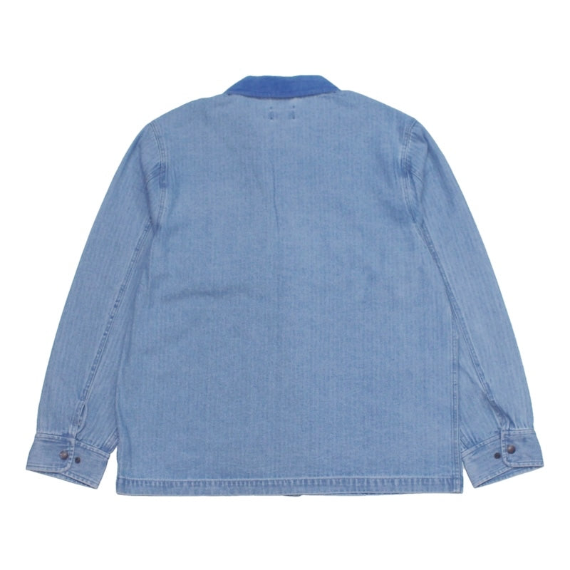 BRIXTON ジャケット HERRINGBONE LIGHTWEIGHT CHORE COAT デニム