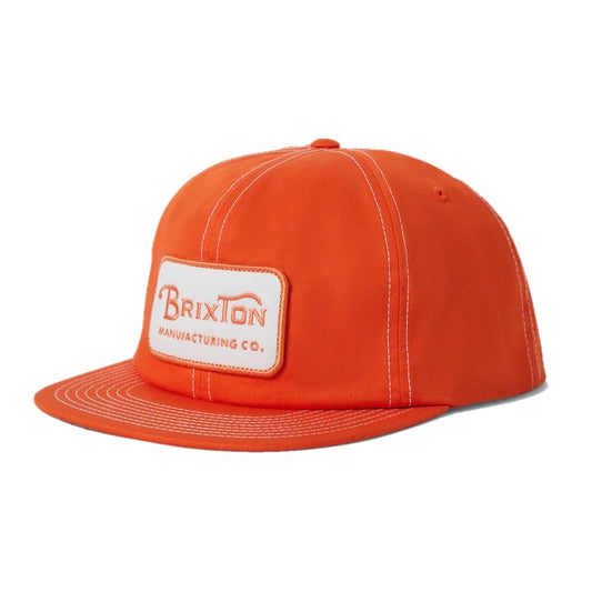 BRIXTON　キャップ　"GRADE HP SNAPBACK CAP"　(Solar Orange)