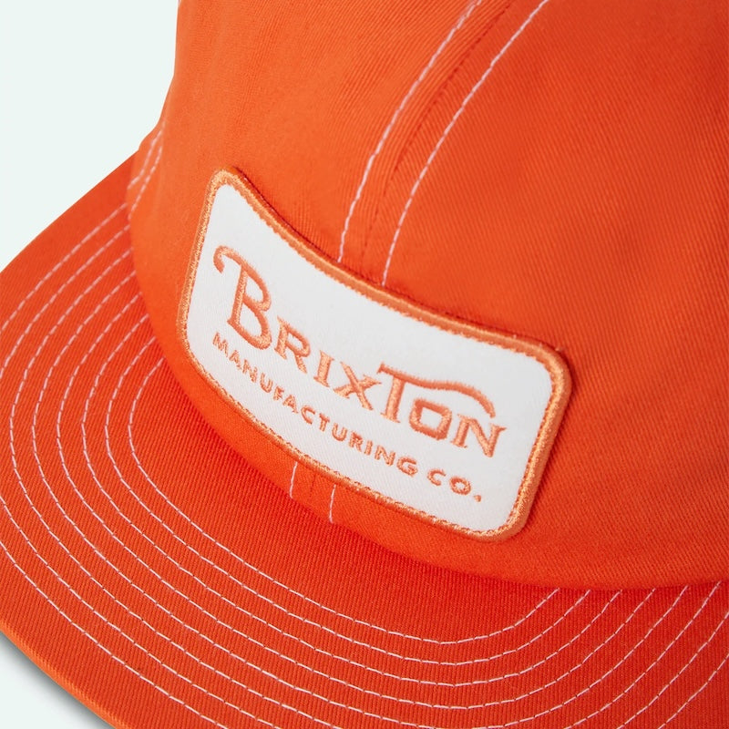 BRIXTON　キャップ　"GRADE HP SNAPBACK CAP"　(Solar Orange)