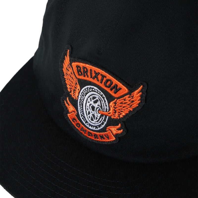 BRIXTON　キャップ　"PAYSON HP SNAPBACK CAP"　(Black)