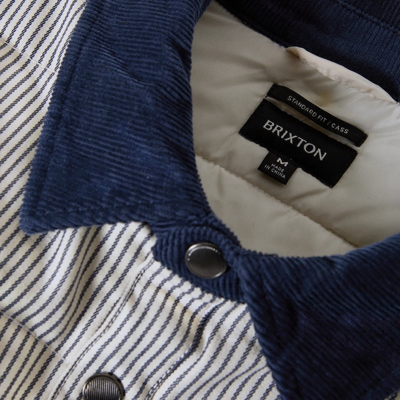 BRIXTON　ジャケット　"CASS JACKET"　(Whitecap / Mood Indigo / Hickory Stripe)
