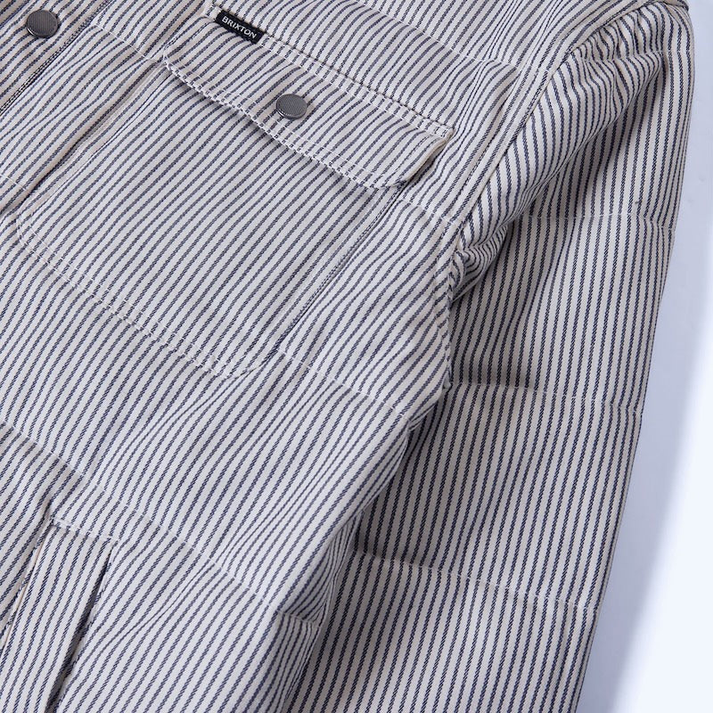 BRIXTON　ジャケット　"CASS JACKET"　(Whitecap / Mood Indigo / Hickory Stripe)