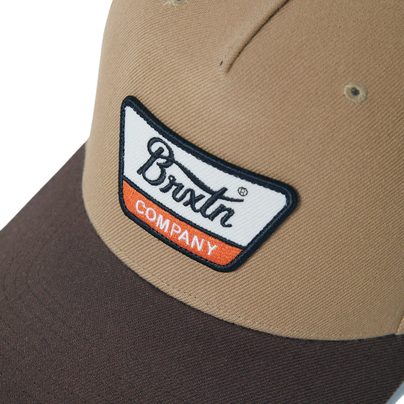 BRIXTON キャップ LINWOOD C NETPLUS MP SNAPBACK CAP サンド  クローズアップ