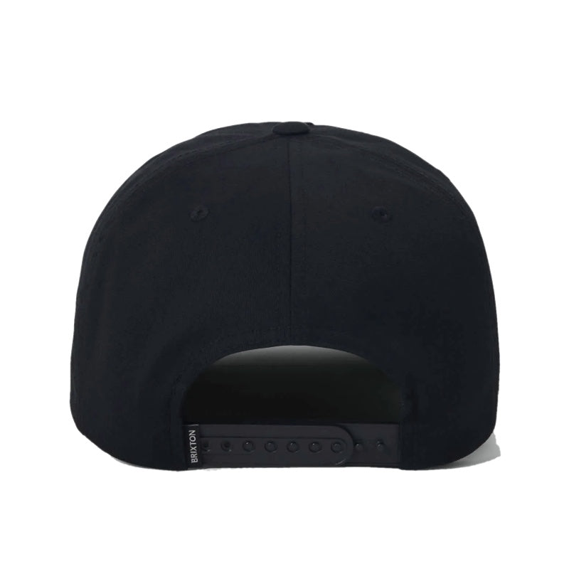 BRIXTON キャップ GALLATIN SNAPBACK CAP ブラック 商品画像 背面