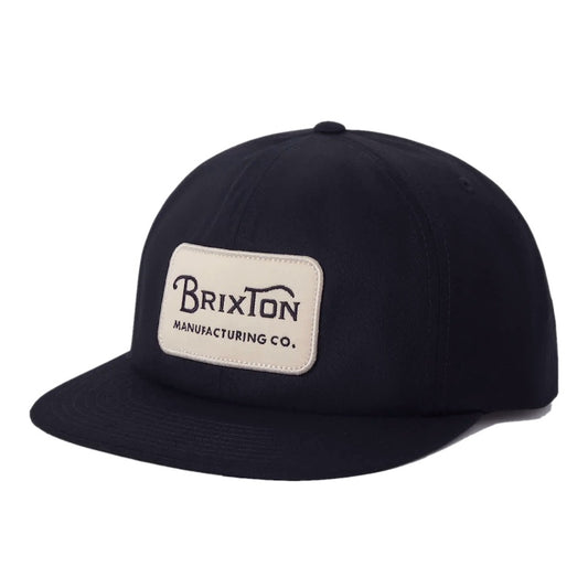 BRIXTON キャップ GRADE HP SNAPBACK CAP ブラック/オフホワイト 商品画像 正面