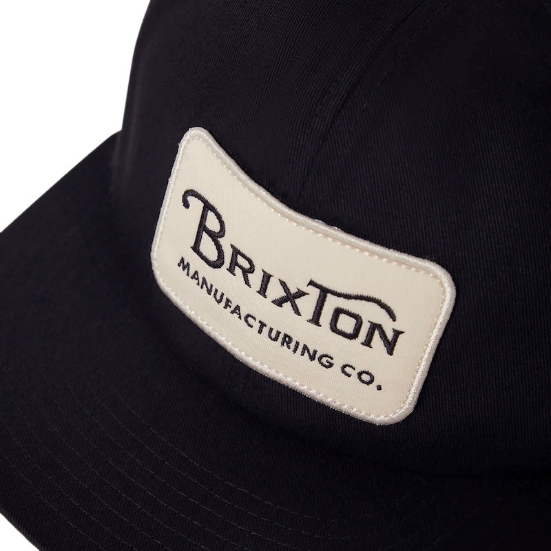 BRIXTON キャップ GRADE HP SNAPBACK CAP ブラック/オフホワイト 商品画像 クローズアップ