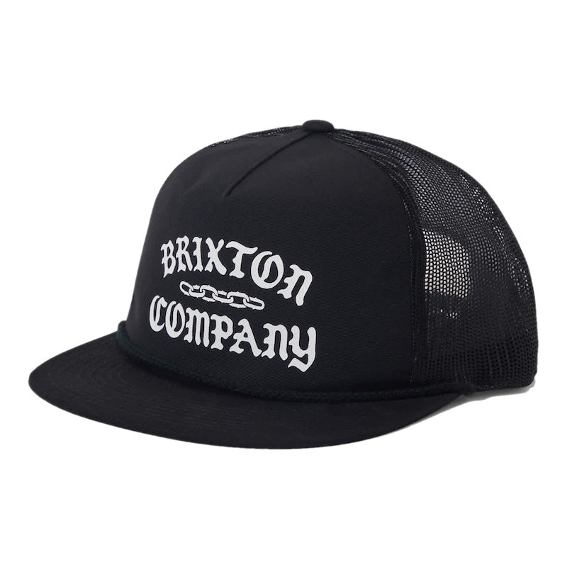BRIXTON メッシュキャップ CHAINS NP HP TRUCKER HAT ブラック/ブラック 商品画像 正面