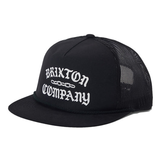 BRIXTON メッシュキャップ CHAINS NP HP TRUCKER HAT ブラック/ブラック 商品画像 正面