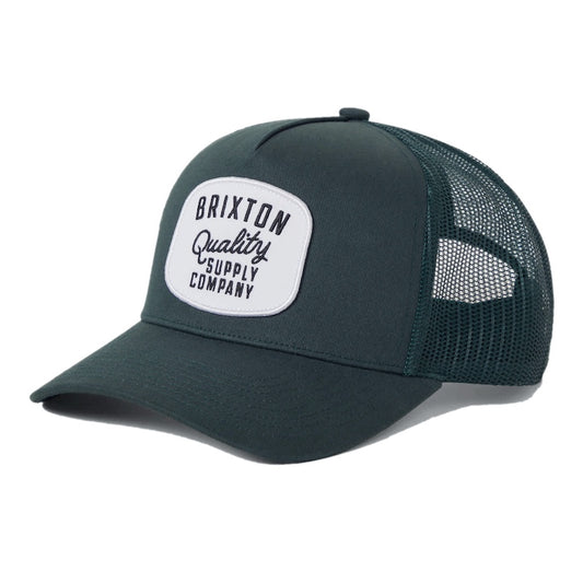 BRIXTON メッシュキャップ HUBAL C NP MP TRUCKER HAT グリーン 商品画像 正面