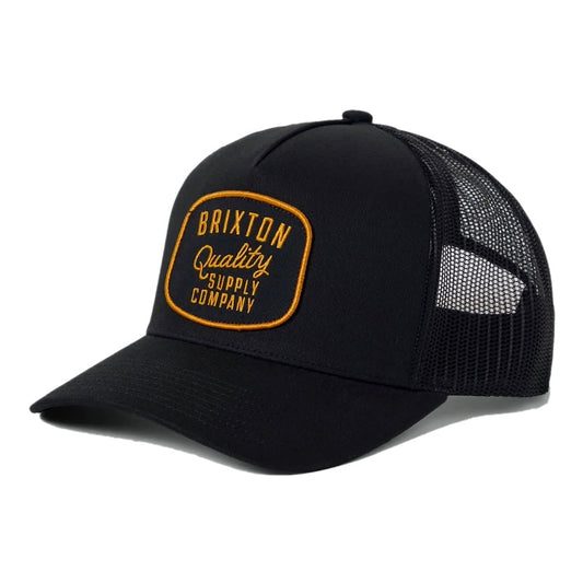 BRIXTON メッシュキャップ HUBAL C NP MP TRUCKER HAT ブラック商品画像 正面