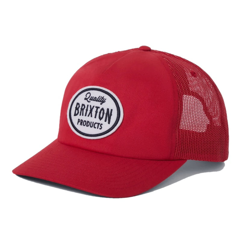 BRIXTON メッシュキャップ HENRY MP TRUCKER HAT レッド 商品画像 正面