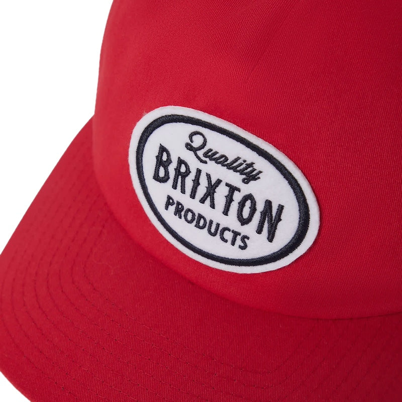 BRIXTON メッシュキャップ HENRY MP TRUCKER HAT レッド 商品画像 クローズアップ