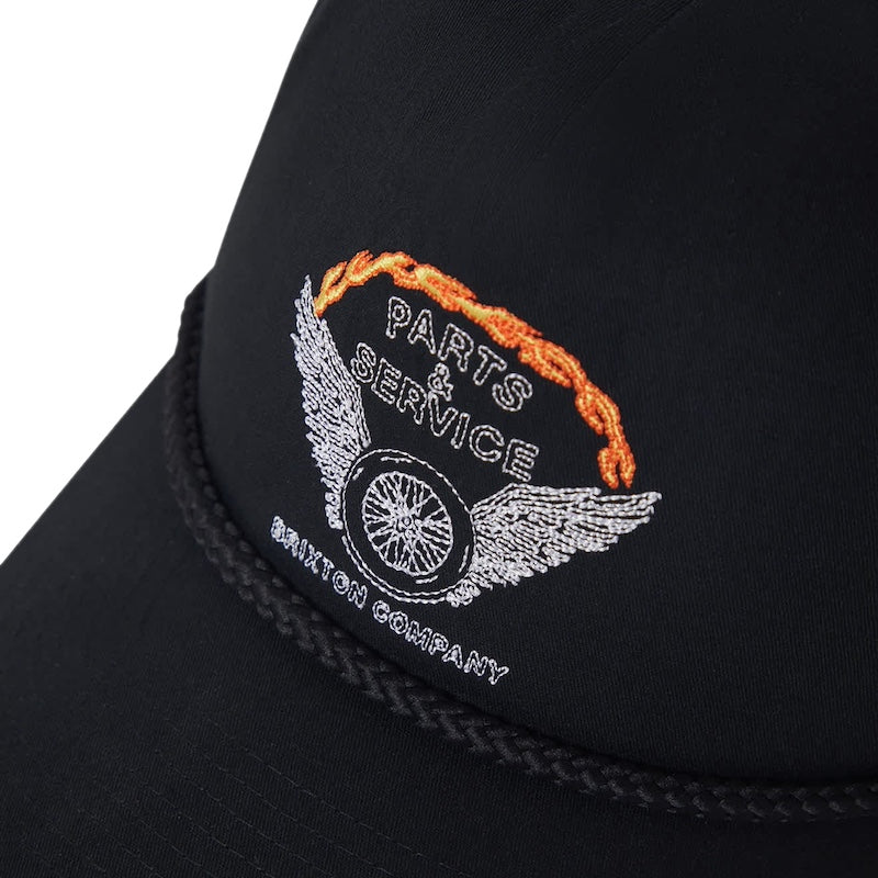 BRIXTON メッシュキャップ LEEWAY MP TRUCKER HAT ブラック 商品画像 クローズアップ