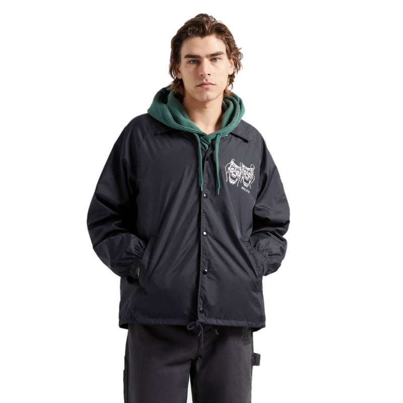 BRIXTON コーチジャケット WATCHMAN LW COACHES JKT ブラック