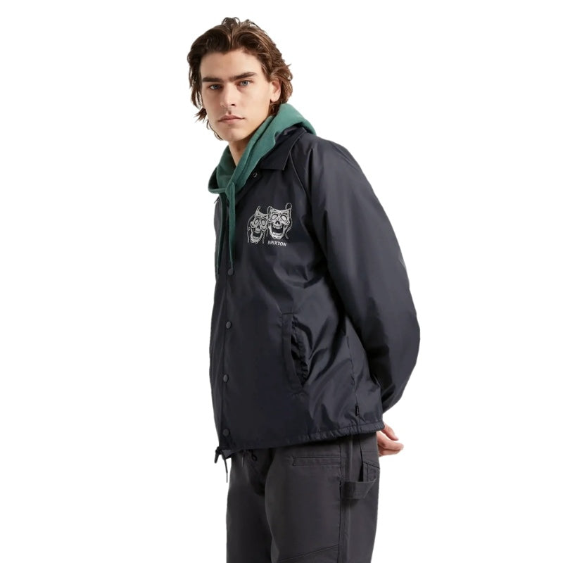 BRIXTON コーチジャケット WATCHMAN LW COACHES JKT ブラック