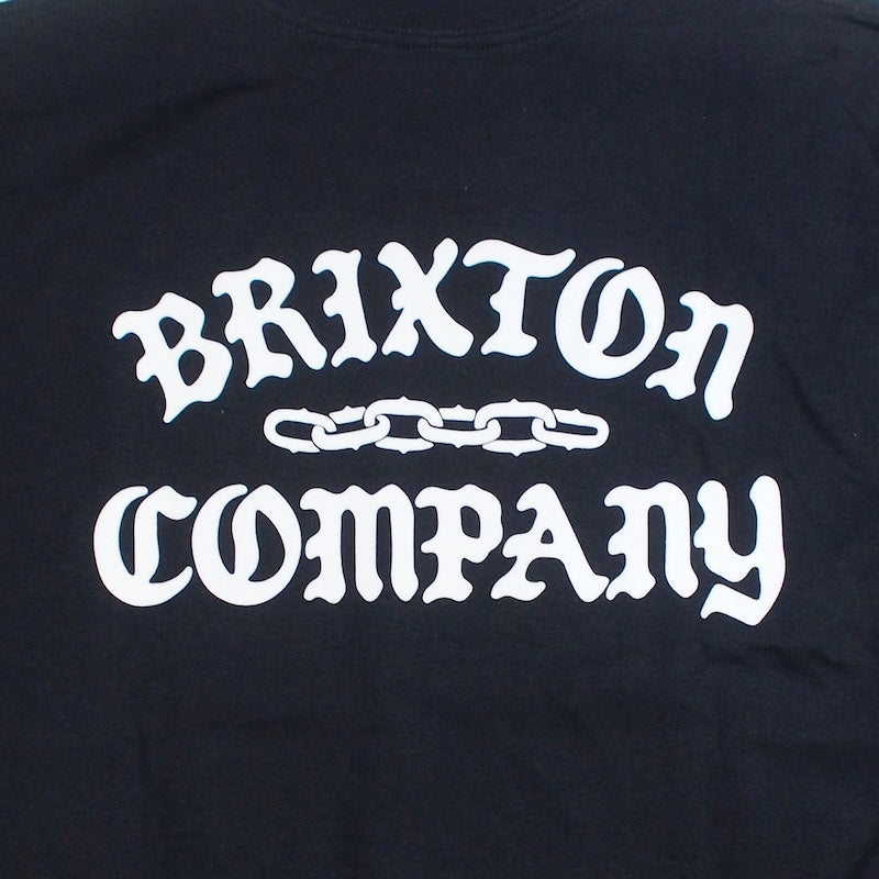 BRIXTON Tシャツ CHAINS S/S STANDARD TEE ブラック 商品画像 プリントデザイン