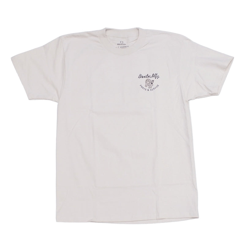 BRIXTON Tシャツ TOLMAN S/S STANDARD TEE クリーム 商品画像 正面