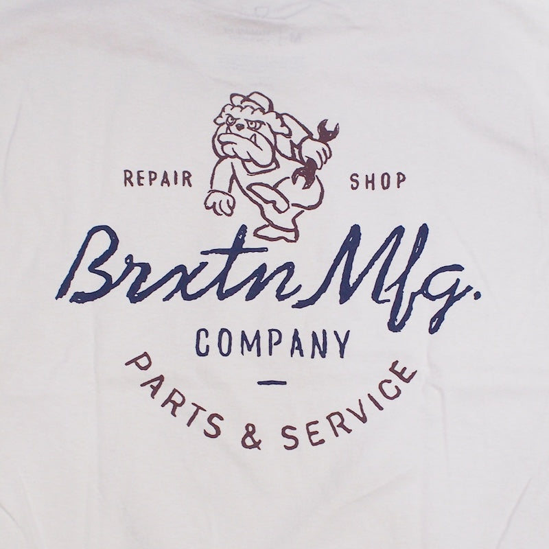 BRIXTON Tシャツ TOLMAN S/S STANDARD TEE クリーム 商品画像 プリントデザイン