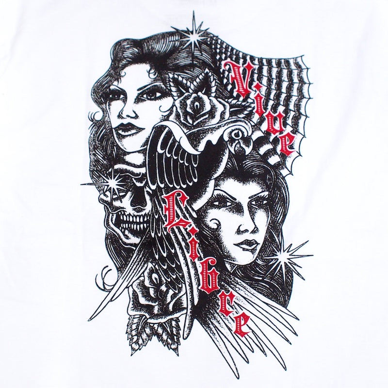 BRIXTON Tシャツ MARQUIS S/S STANDARD TEE ホワイト 商品画像 バックプリント