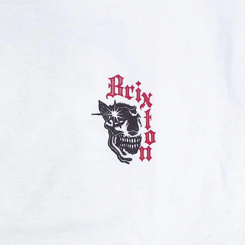 BRIXTON Tシャツ MARQUIS S/S STANDARD TEE ホワイト 商品画像 フロントプリント