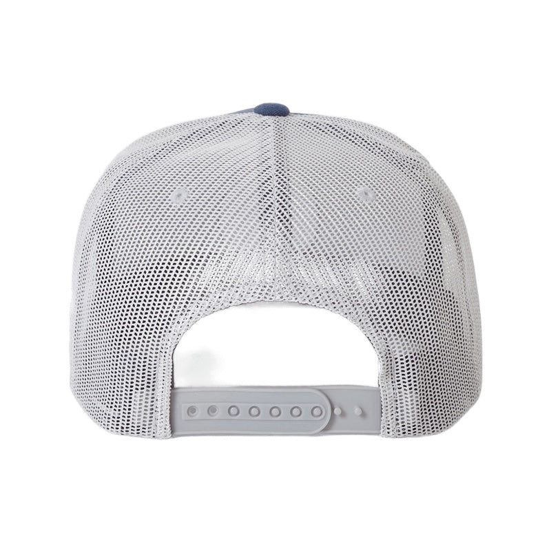 BRIXTON メッシュキャップ OATH MP TRUCKER HAT ブルーシャンブレー/ホワイト 商品画像 背面