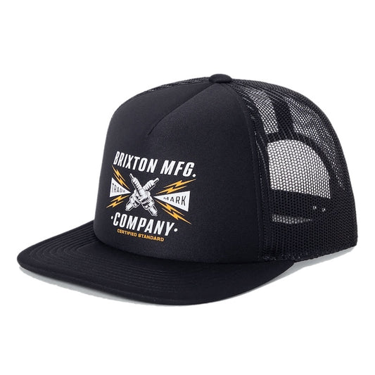 BRIXTON メッシュキャップ DANTON NP MP TRUCKER HAT ブラック/ブラック 商品画像 正面