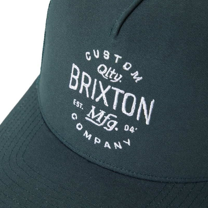 BRIXTON メッシュキャップ FREMONT C NP MP TRUCKER HAT グリーン 商品画像 クローズアップ