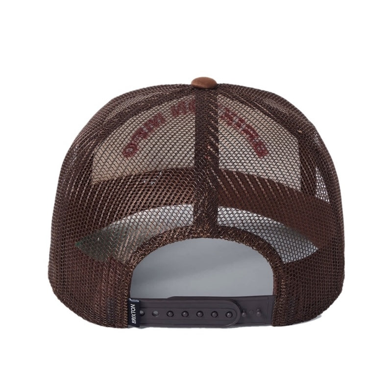 BRIXTON キャップ DESERT LEISURE C NP MP TRUCKER HAT ブラウン 商品画像 背面