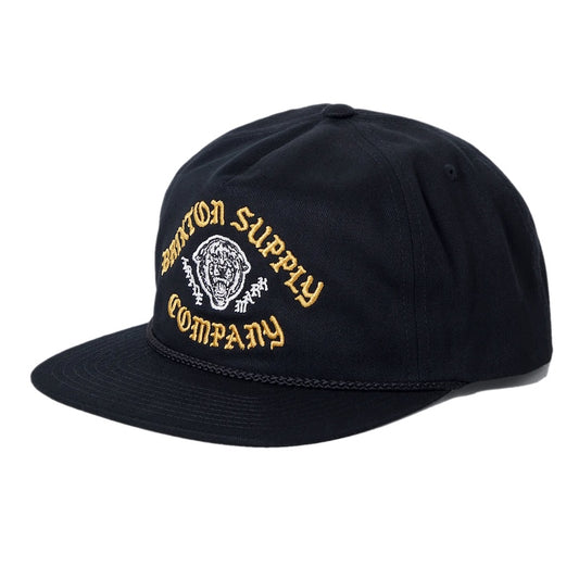 BRIXTON キャップ MORADO MP SNAPBACK CAP ブラック 商品画像 正面