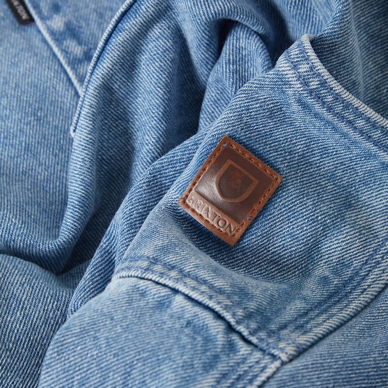 BRIXTON ショーツ BUILDERS CARPENTER BAGGY SHORT デニム 商品画像 クローズアップ 1