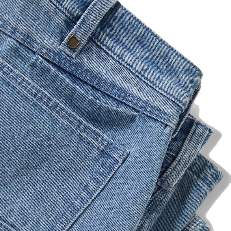 BRIXTON ショーツ BUILDERS CARPENTER BAGGY SHORT デニム 商品画像 クローズアップ 2