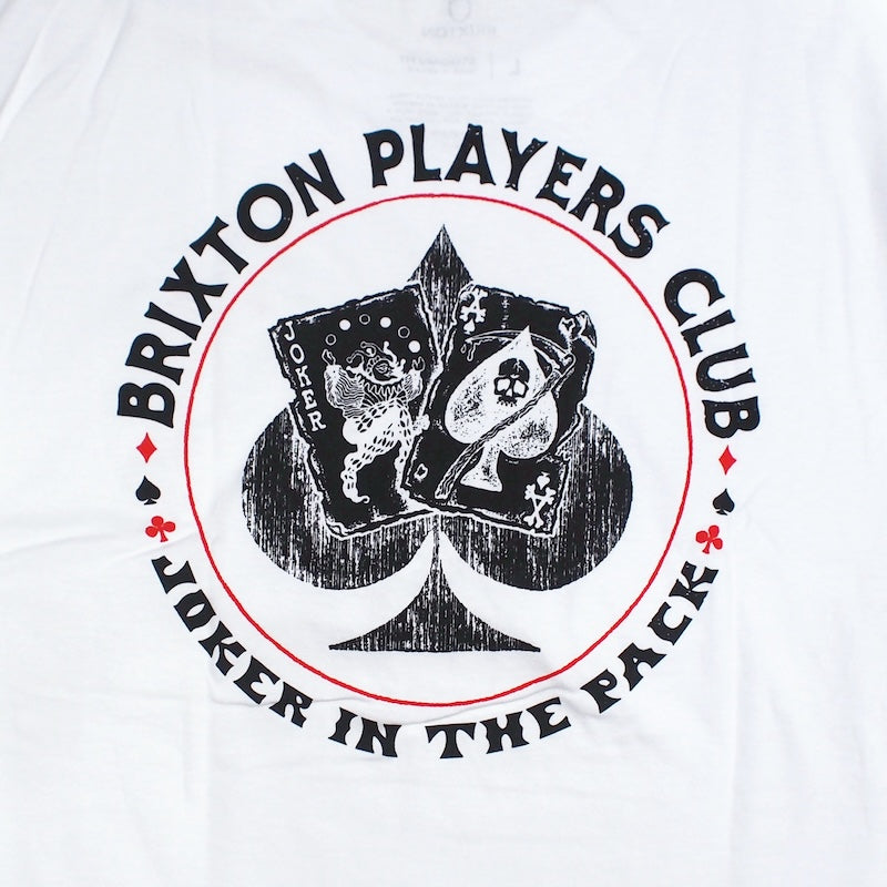 BRIXTON Tシャツ VANGUARD S/S STANDARD TEE ホワイト 商品画像 バックプリント