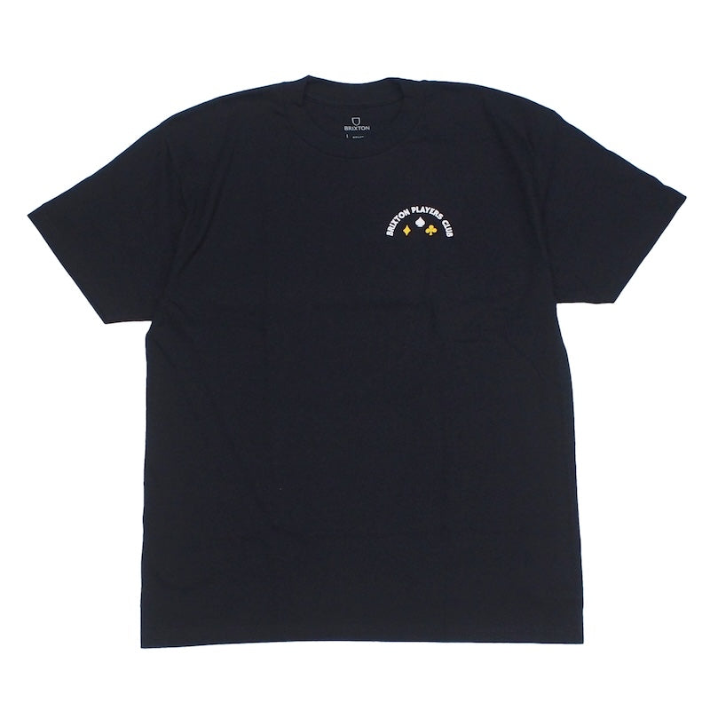 BRIXTON Tシャツ VANGUARD S/S STANDARD TEE ブラック 商品画像 正面