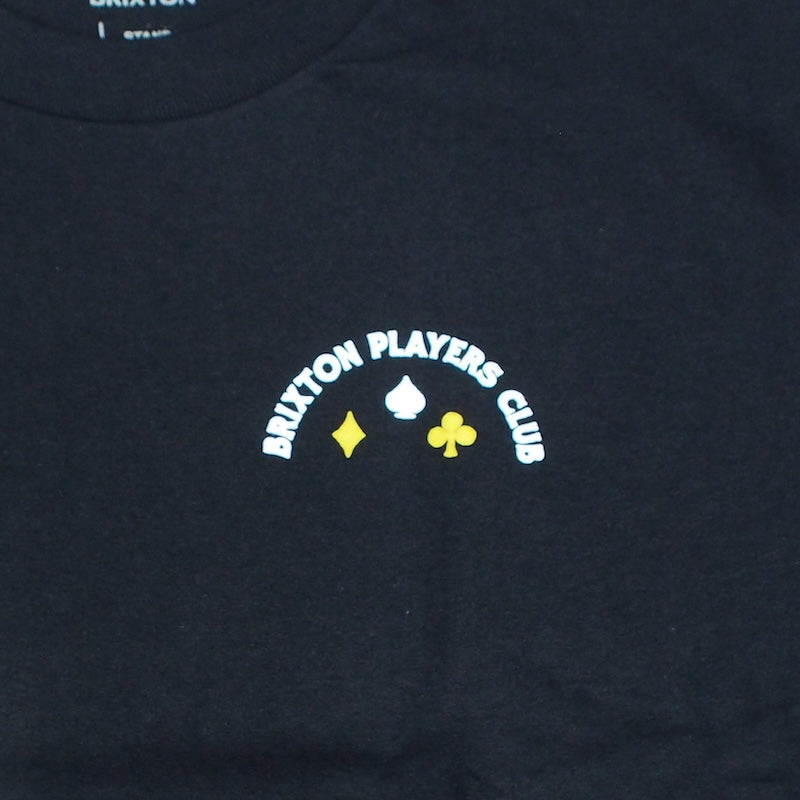 BRIXTON Tシャツ VANGUARD S/S STANDARD TEE ブラック 商品画像 フロントプリント