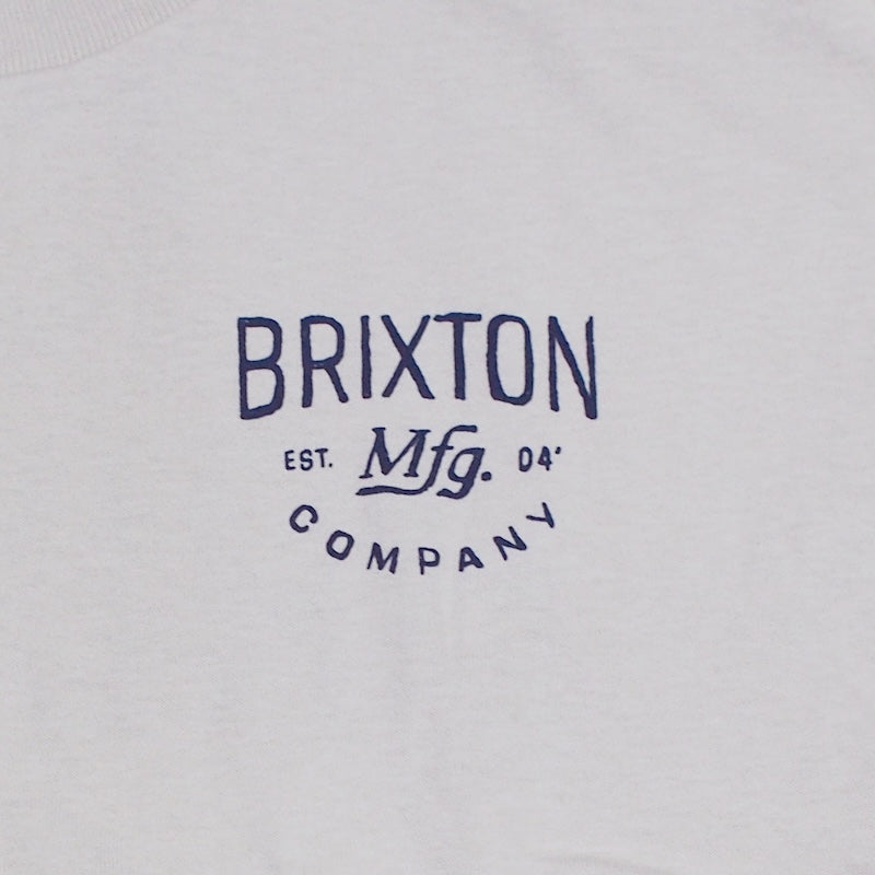 BRIXTON Tシャツ FREMONT S/S STANDARD TEE クリーム 商品画像 フロントプリント