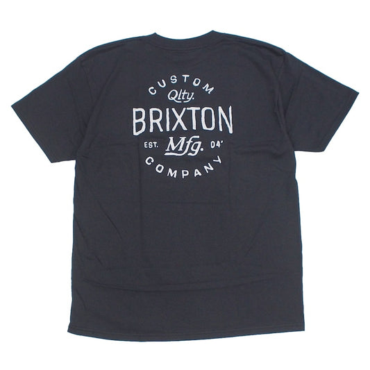 BRIXTON Tシャツ FREMONT S/S STANDARD TEE ブラック 商品画像 背面