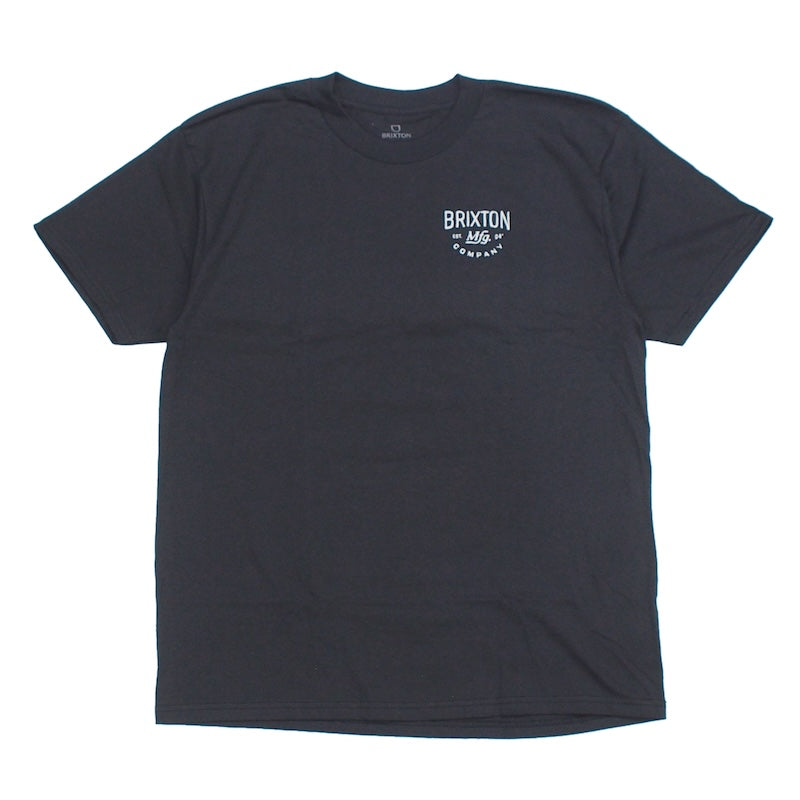 BRIXTON Tシャツ FREMONT S/S STANDARD TEE ブラック 商品画像 正面